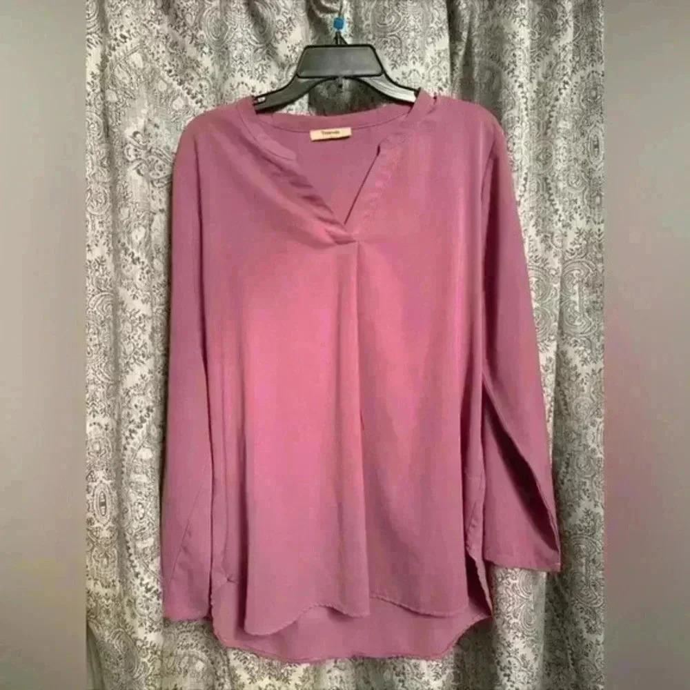 Elegant Mauve Women's Blouse
